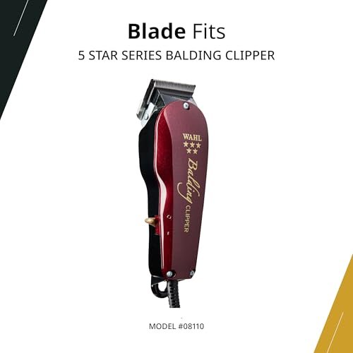 Wahl Professional Balding Blade 6X0 Ultra Close Replacement for 5 Star Balding Clipper Avelisse