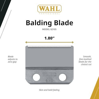 Wahl Professional Balding Blade 6X0 Ultra Close Replacement for 5 Star Balding Clipper Avelisse