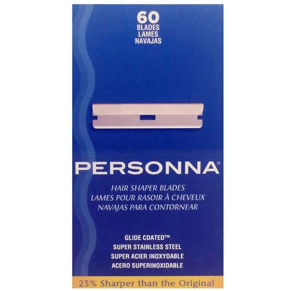 Personna Hair Shaper Blades, 60 Count – Professional Razor Blades for Precision Trimming Avelisse