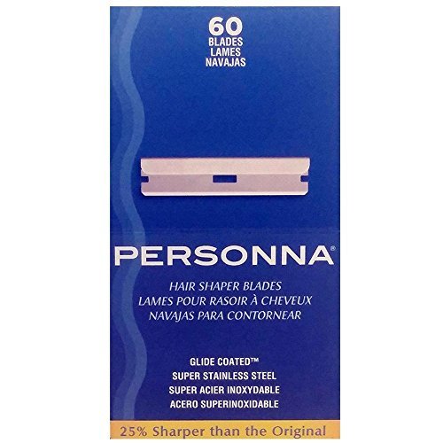 Personna Hair Shaper Blades, 60 Count – Professional Razor Blades for Precision Trimming Avelisse
