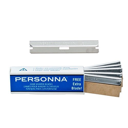 Personna Hair Shaper Blades, 60 Count – Professional Razor Blades for Precision Trimming Avelisse