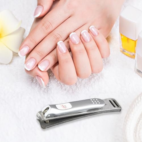 Seki Edge Nail Clippers (SS-106) - Professional Stainless Steel Fingernail Clippers for Men & Women - Made in Japan Avelisse