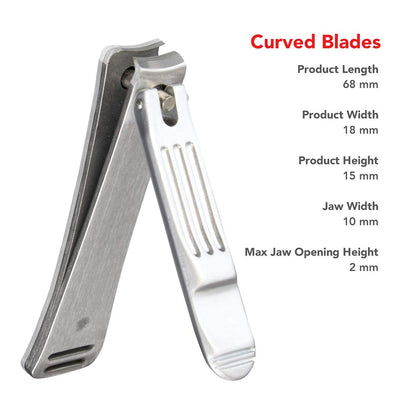 Seki Edge Nail Clippers (SS-106) - Professional Stainless Steel Fingernail Clippers for Men & Women - Made in Japan Avelisse
