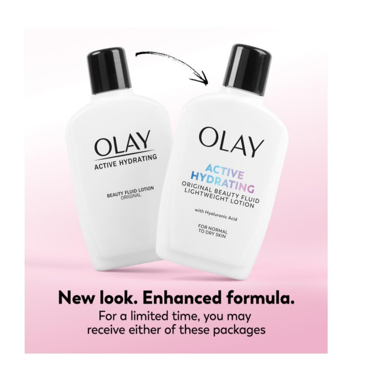 OLAY Active Hydrating Beauty Fluid Original 6 oz - Lightweight Facial Moisturizer for All Skin Types - görsel 3