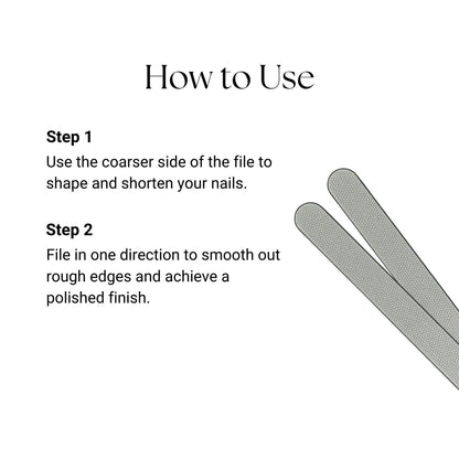 Caswell-Massey Diamond Dust Nail File - Professional Washable Nail Buffer, Polished Steel, Long-Lasting, 7 Inch Avelisse
