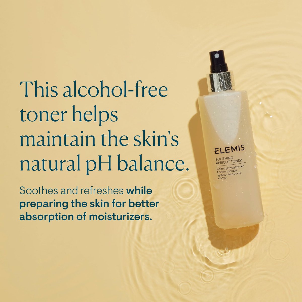 ELEMIS Soothing Apricot Toner 200ml – Alcohol-Free Facial Toner for Calming, Refreshing & Balancing Skin Avelisse