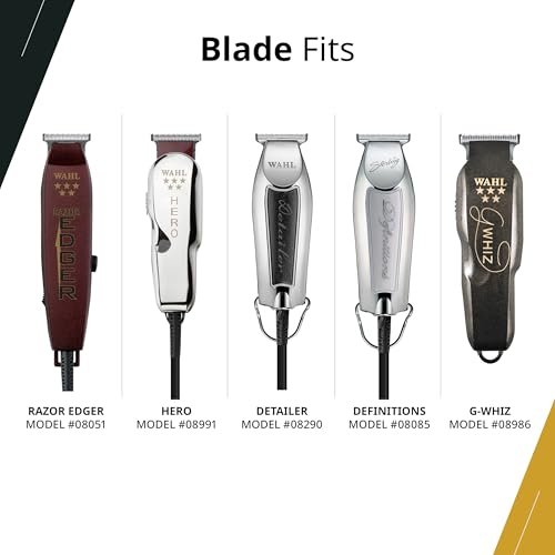 Wahl Professional Adjustable T-Shaped Trimmer Blade – Precision Replacement Blade for Detailer and Hero Trimmers Avelisse