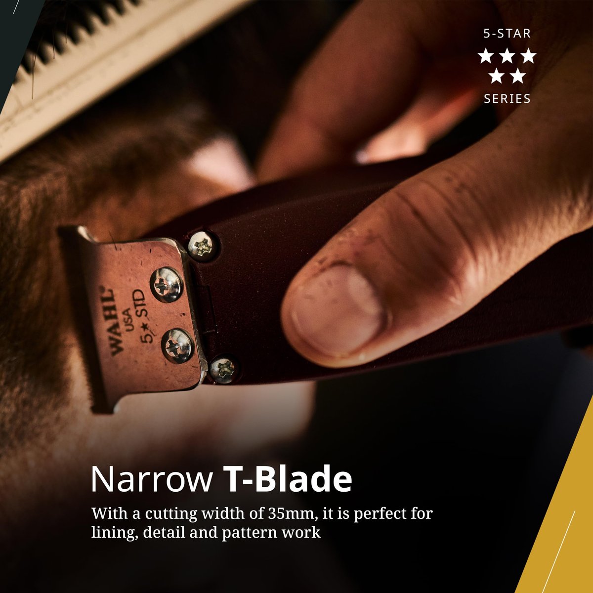 Wahl Professional Adjustable T-Shaped Trimmer Blade – Precision Replacement Blade for Detailer and Hero Trimmers Avelisse