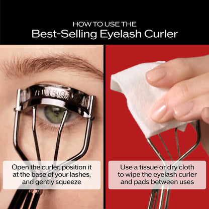 Shiseido Eyelash Curler – Precision Crimp & Curl for Perfect Eye-Framing Lashes, Gentle & Safe with Replacement Pad Avelisse