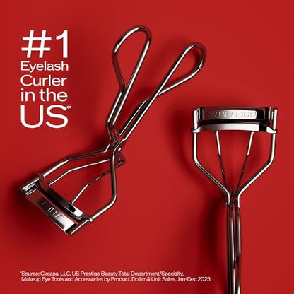 Shiseido Eyelash Curler – Precision Crimp & Curl for Perfect Eye-Framing Lashes, Gentle & Safe with Replacement Pad Avelisse