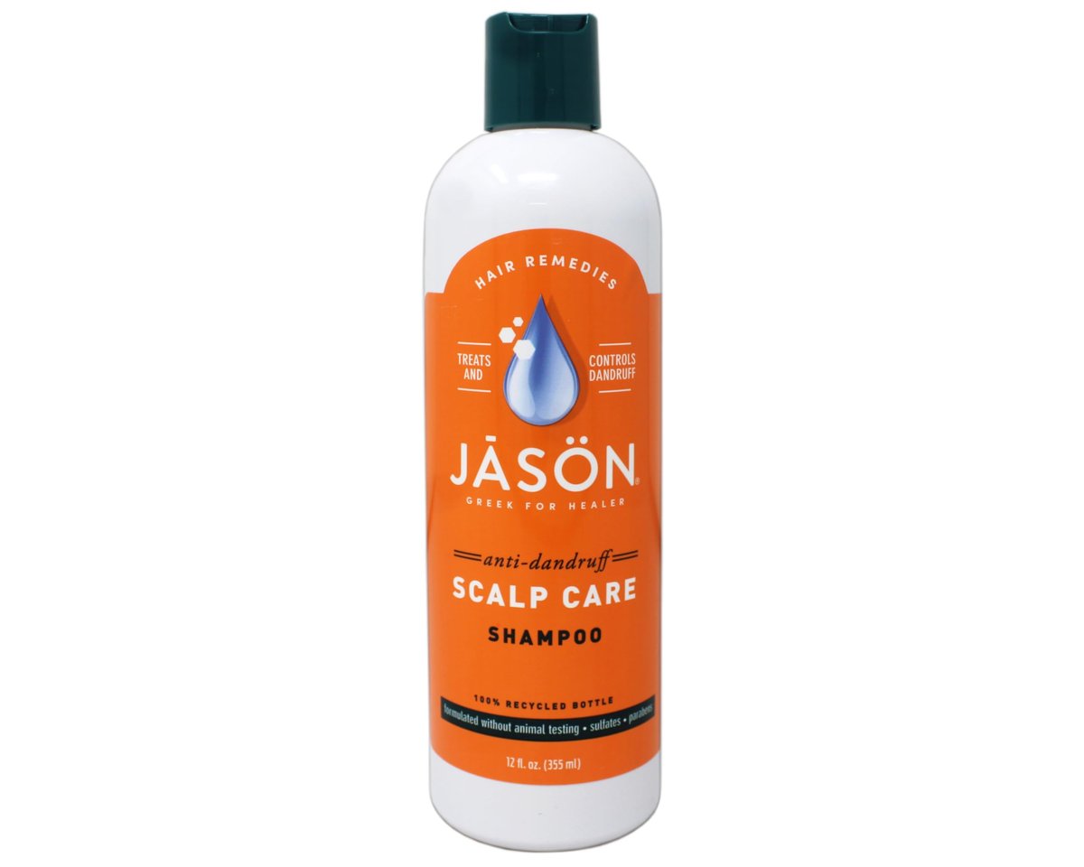 JASON Dandruff Relief Treatment Shampoo, 12 oz (Pack of 2) - Natural Anti-Dandruff Shampoo with Salicylic Acid & Sulfur Avelisse