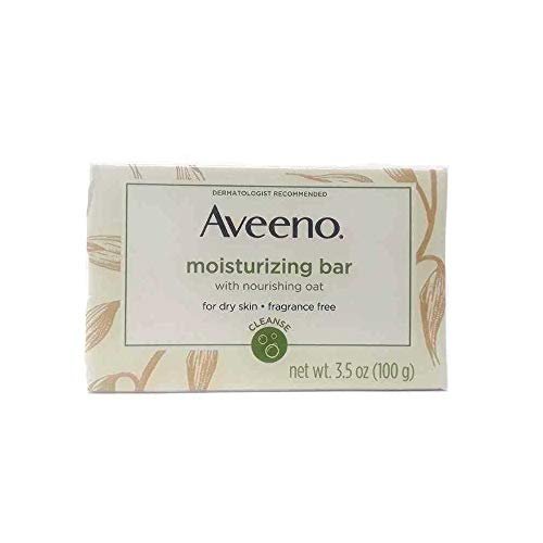 AVEENO Naturals Moisturizing Bar for Dry Skin, 3.5 oz (Pack of 8) Avelisse