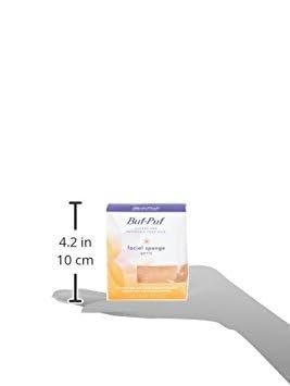 Buf-Puf Gentle Facial Sponge - Dermatologist Developed, Exfoliating Silicone Sponge for Deep Cleansing, Removes Dirt & Makeup, Reusable, 6 Count Avelisse