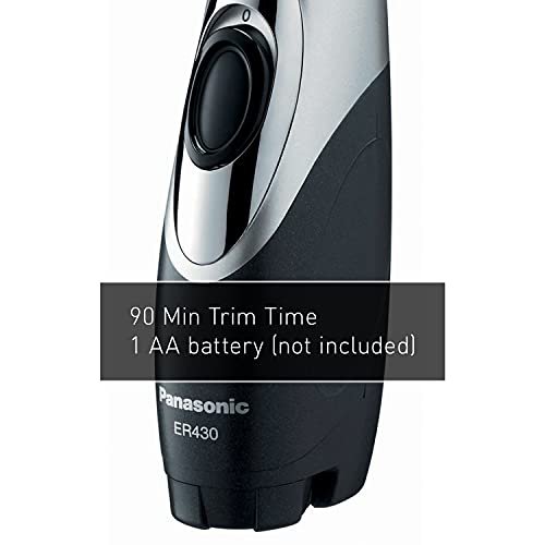 Panasonic ER430K Nose, Ear and Facial Hair Trimmer - Wet/Dry with Vacuum Cleaning System Avelisse