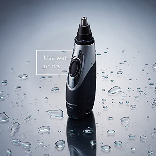 Panasonic ER430K Nose, Ear and Facial Hair Trimmer - Wet/Dry with Vacuum Cleaning System Avelisse