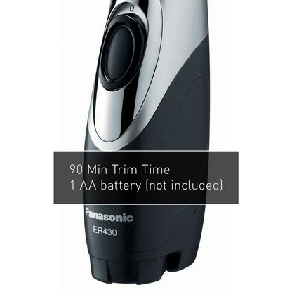 Panasonic ER430K Nose, Ear and Facial Hair Trimmer - Wet/Dry with Vacuum Cleaning System Avelisse
