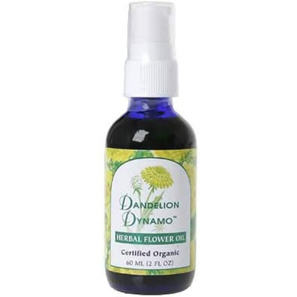 Dandelion Dynamo Oil by Flower Essence Services – Emotional Support & Vitality, 2 oz