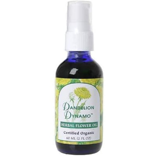 Dandelion Dynamo Oil by Flower Essence Services – Emotional Support & Vitality, 2 oz