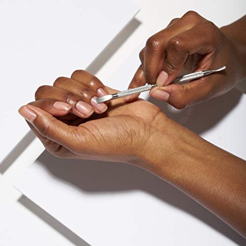 Tweezerman Cuticle Pusher & Nail Cleaner – Silver, 1 Count Avelisse
