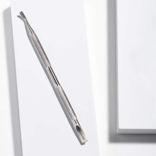 Tweezerman Cuticle Pusher & Nail Cleaner – Silver, 1 Count Avelisse
