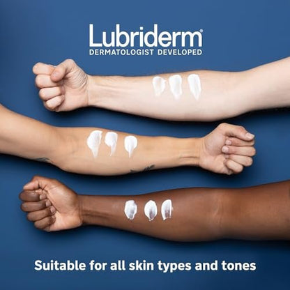 Lubriderm Daily Moisture Unscented Body Lotion for Normal to Dry Skin, 16 fl oz | Fragrance-Free with Vitamin B5