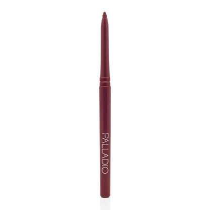 Palladio Retractable Waterproof Lip Liner - High Pigmented & Creamy, Long Lasting Smudge-Proof Formula (Raisin)