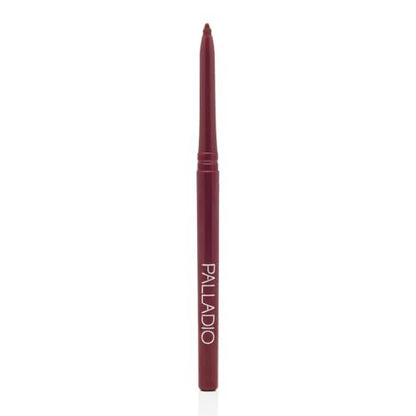 Palladio Retractable Waterproof Lip Liner - High Pigmented & Creamy, Long Lasting Smudge-Proof Formula (Raisin)