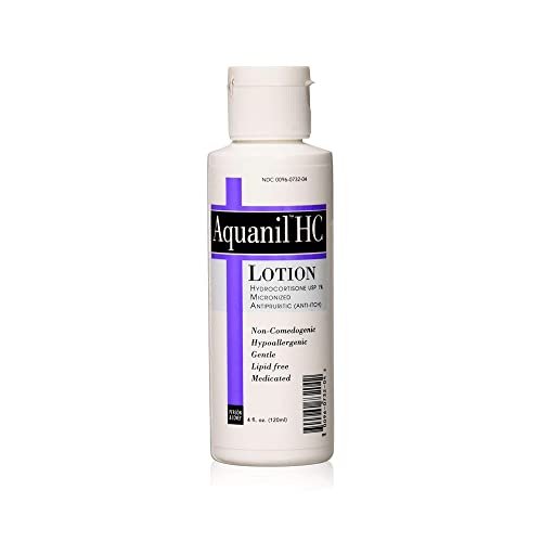 Aquanil HC Lotion - Calming Anti-Itch Body Lotion for All Skin Types, Fragrance-Free, 4 oz Avelisse