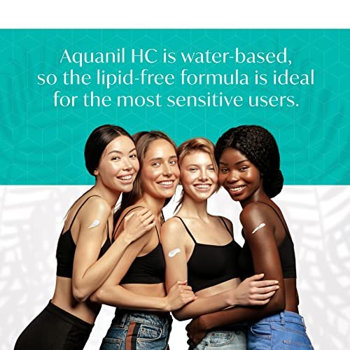 Aquanil HC Lotion - Calming Anti-Itch Body Lotion for All Skin Types, Fragrance-Free, 4 oz Avelisse