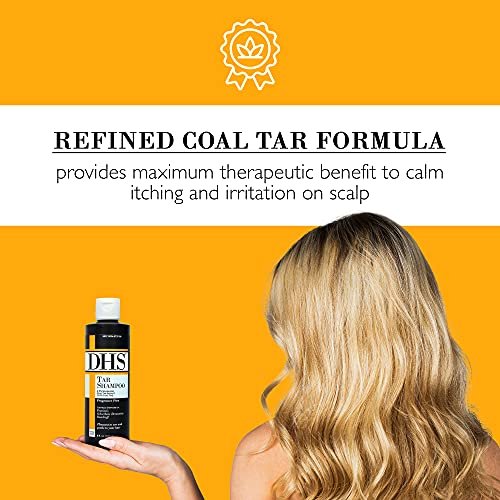 DHS Tar Shampoo – 8 fl oz | Therapeutic Dandruff & Psoriasis Relief Avelisse
