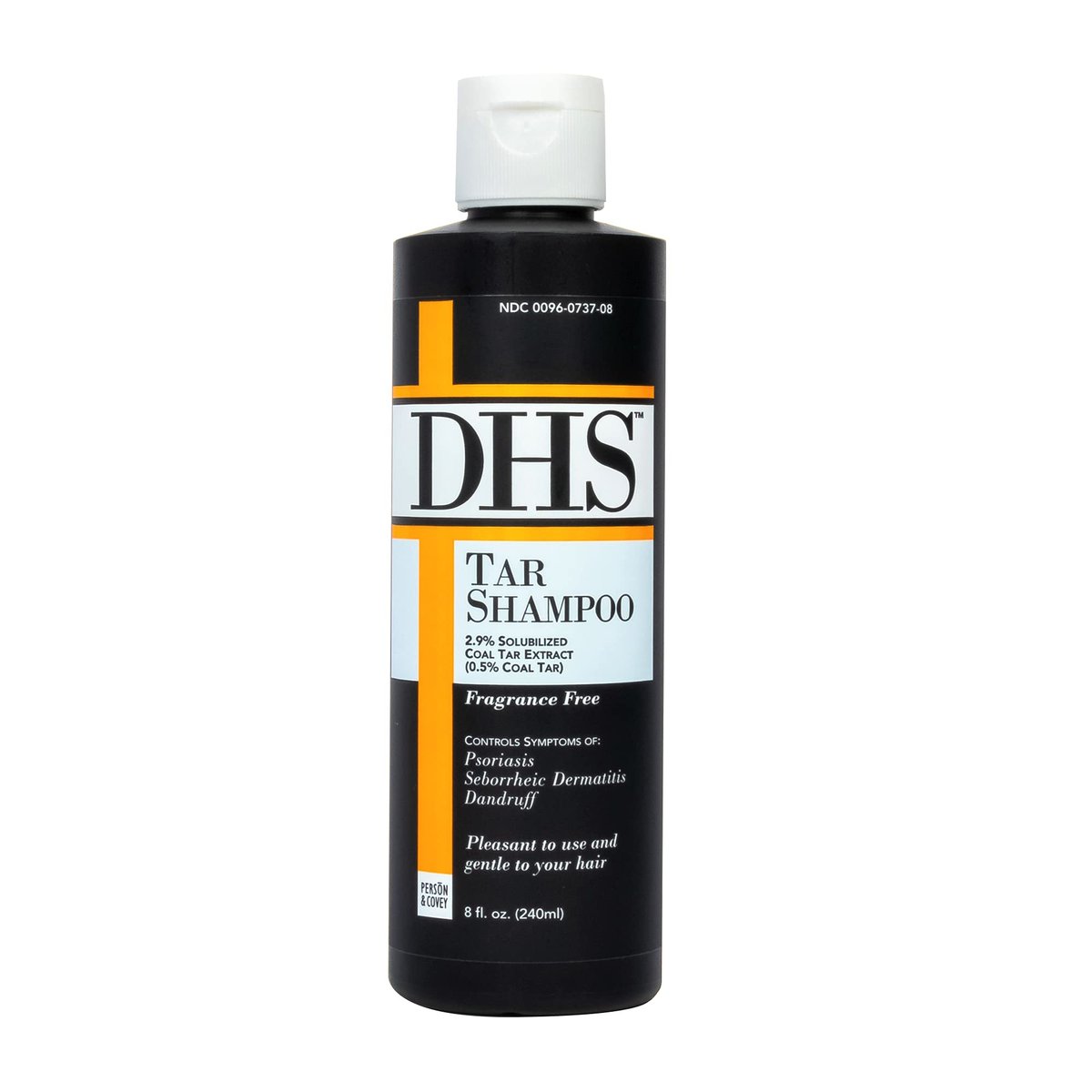 DHS Tar Shampoo – 8 fl oz | Therapeutic Dandruff & Psoriasis Relief Avelisse