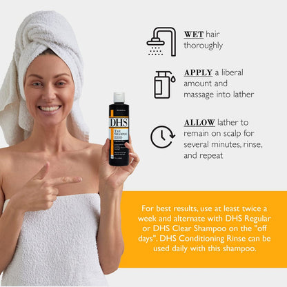 DHS Tar Shampoo – 8 fl oz | Therapeutic Dandruff & Psoriasis Relief Avelisse