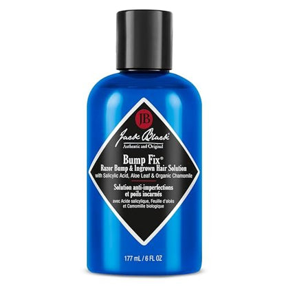 Jack Black Bump Fix – Acne, Razor Bump & Ingrown Hair Solution – Moisturizing Aftershave for Men, 6 Fl Oz Avelisse
