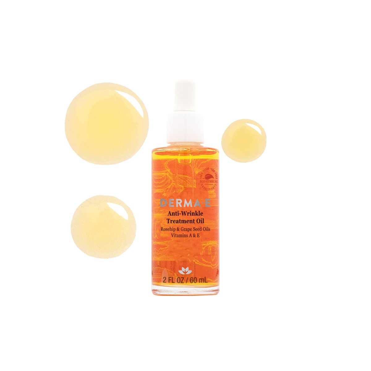 DERMA E Anti-Wrinkle Treatment Oil – Fragrance-Free Anti-Aging Face Oil with Vitamin A & E for Youthful, Vibrant Skin, 2 oz Avelisse
