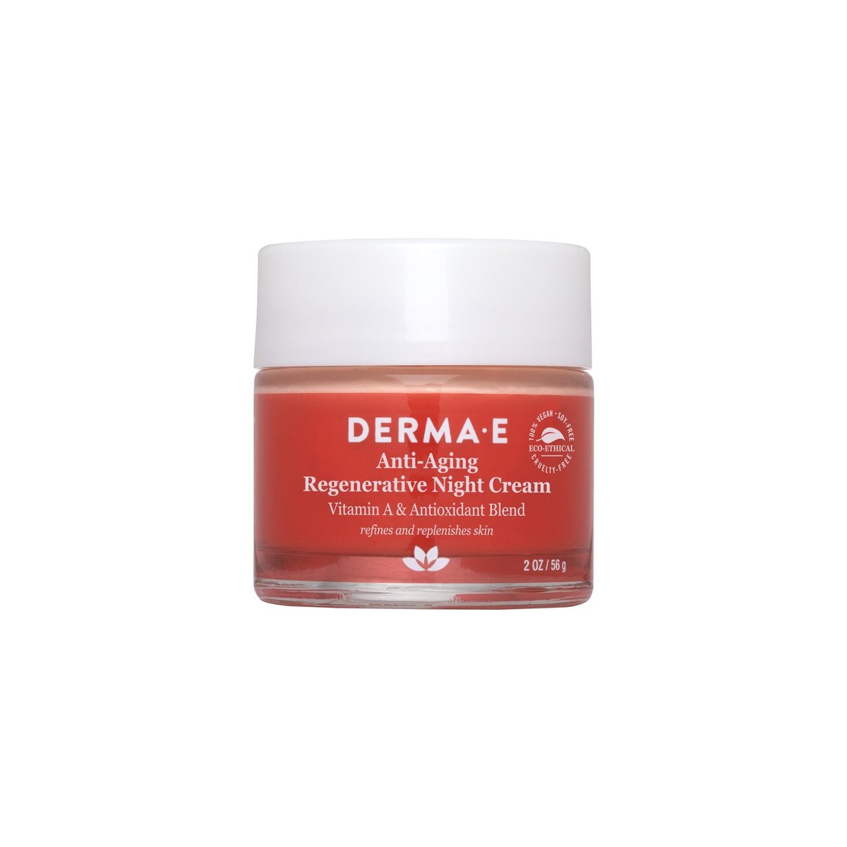 Derma E Anti-Aging Regenerative Night Cream – Firming Astaxanthin Moisturizer for Face, Lightweight Overnight Anti-Wrinkle Cream with Jojoba Oil and Vitamin E, 2 oz Avelisse