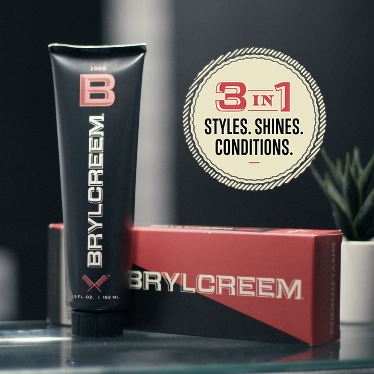 Brylcreem 3-in-1 Original High Shine Men's Hair Cream - 5.5 oz - görsel 11