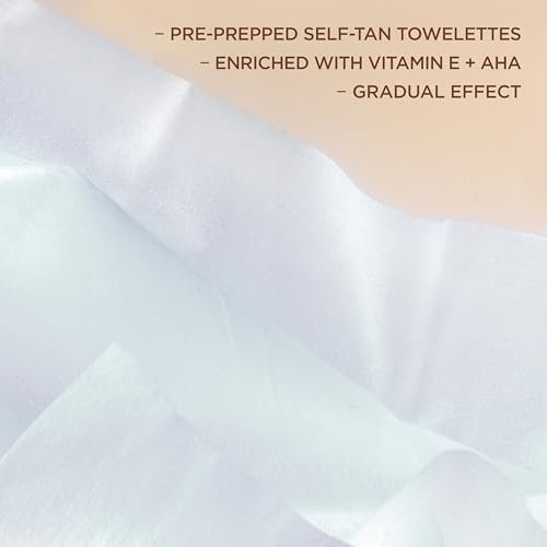L'Oreal Paris Sublime Bronze Self Tanning Towelettes - Streak-Free Natural Looking Tan, Medium, 6 Count - görsel 8