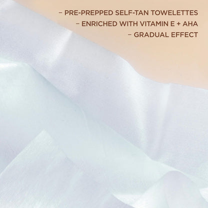 L'Oreal Paris Sublime Bronze Self Tanning Towelettes - Streak-Free Natural Looking Tan, Medium, 6 Count