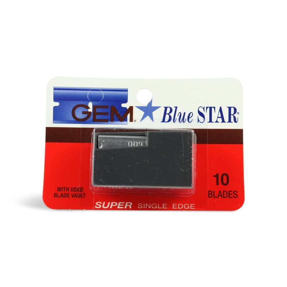 GEM Single Edge Blades for Classic Safety Razors - 10 Count Pack Avelisse