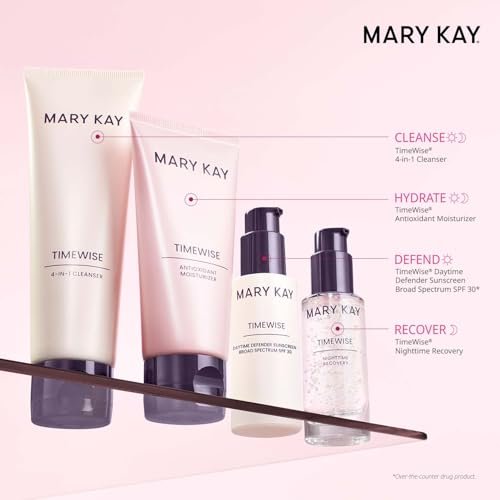 Mary Kay TimeWise Miracle Set for Normal/Dry – Includes: Cleanser, Day Cream SPF 30, Night Cream, Moisturizer – Image 10