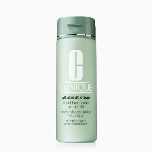 Clinique 3-Step All About Clean Liquid Facial Cleanser Soap for Very Dry to Dry Skin | Type 1, 6.7 Fl Oz Avelisse