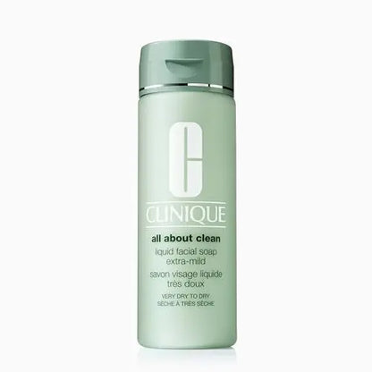 Clinique 3-Step All About Clean Liquid Facial Cleanser Soap for Very Dry to Dry Skin | Type 1, 6.7 Fl Oz Avelisse