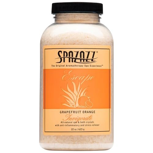 Spazazz 7380C Spa and Bath Crystals, Grapefruit Orange - 22 oz - görsel 2