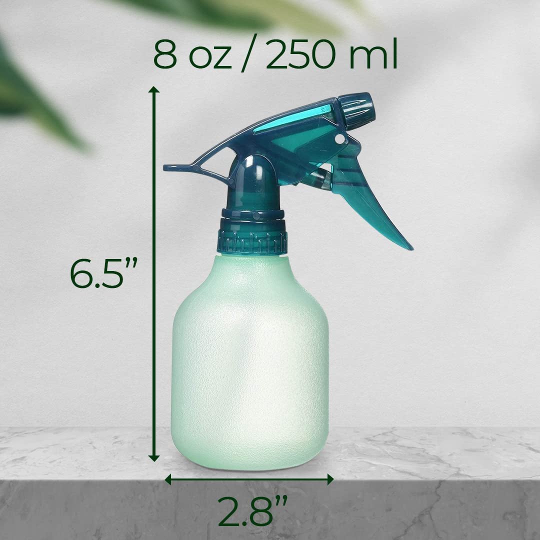 Rayson Empty Spray Bottle - 8 oz Fine Mist Trigger Sprayer for Hair Styling, Plants, Pets (Green) Avelisse