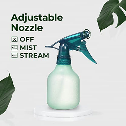 Rayson Empty Spray Bottle - 8 oz Fine Mist Trigger Sprayer for Hair Styling, Plants, Pets (Green) Avelisse