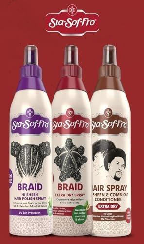 Sta-Sof-Fro Hair & Scalp Spray Comb Out Conditioner with Lanolin, Extra Dry, 8 fl oz - görsel 8