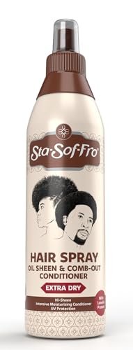 Sta-Sof-Fro Hair & Scalp Spray Comb Out Conditioner with Lanolin, Extra Dry, 8 fl oz