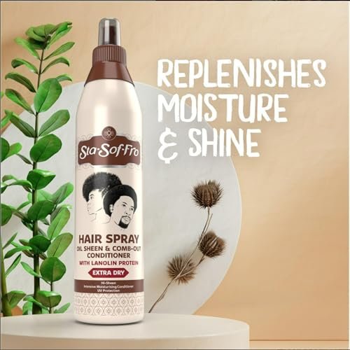 Sta-Sof-Fro Hair & Scalp Spray Comb Out Conditioner with Lanolin, Extra Dry, 8 fl oz - görsel 4
