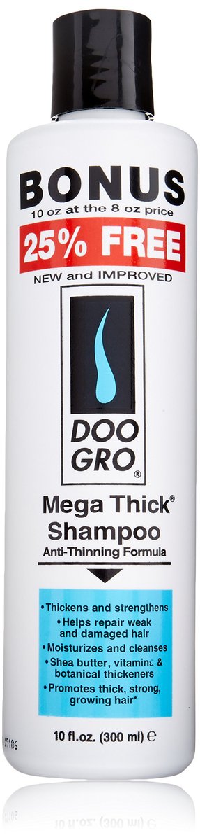 Doo Gro Mega Thick Growth Shampoo – 10 oz for Thicker, Fuller Hair - görsel 2