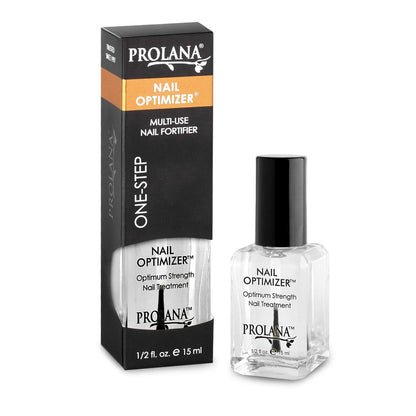 Prolana Nail Optimizer Extra Strong Strengthener Base Coat – Strengthens Weak & Damaged Nails, Prevents Peeling & Splitting, 0.5 oz Avelisse